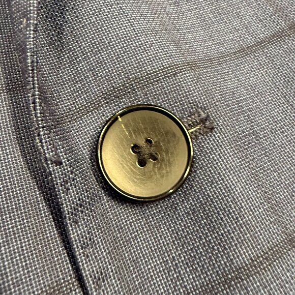 Hugo Boss Blazer Windowpane Blue 100s Wool Sport Coat Johnstons5/Lenon1 38 S - Picture 7 of 13